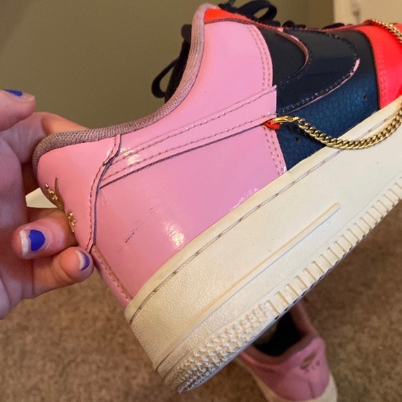 Nike Air Force 1 ‘07 Cuban Link Shoes Womens size 8 - Picture 7 of 7